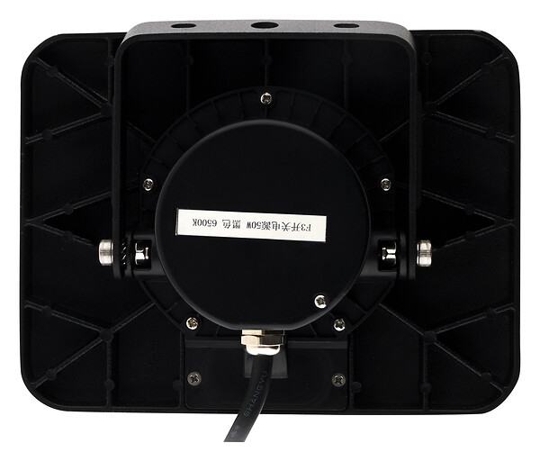 ELEXITY - Projecteur mural LED étanche IP65 4000Lm 50W Noir - large
