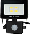 ZENITECH - Projecteur LED extérieur 20W IP44 Noir détecteur mouvement - vignette