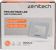 ZENITECH - Projecteur LED 900lm IP65 - Blanc - 10W - vignette