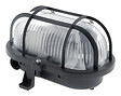 ELEXITY - Hublot ovale en verre noir avec grille - IP44 - vignette