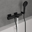 VILLEROY ET BOCH - Mitigeur bain douche thermostatique  Universal carré Noir mat - vignette