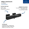 VILLEROY ET BOCH - Mitigeur bain douche thermostatique  Universal carré Noir mat - vignette