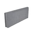 NEXTERIA - Bordure lisse emboitement - Anthracite - 20x50cm Ep.5cm - vignette