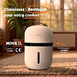 BESTHERM - Déshumidificateur d'air 5L/ jour - BESTHERM - NOVA - Fonction purificateur d'air - Filtre à charbon anti-odeurs - Minuterie 24h - vignette