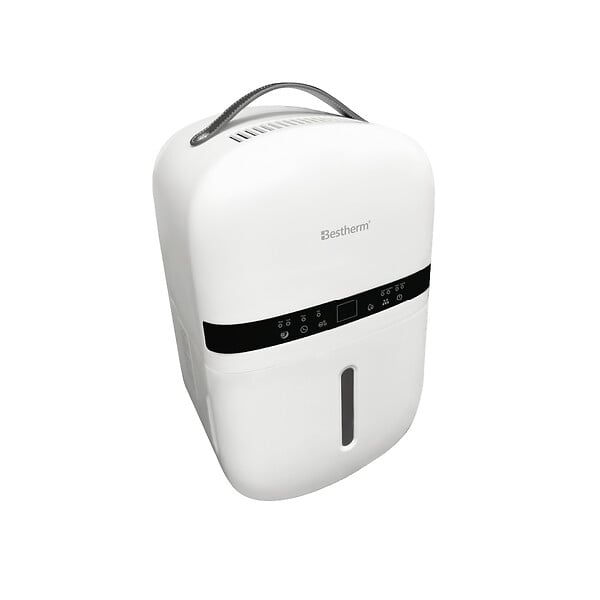 BESTHERM - Déshumidificateur d'air 5L/ jour - BESTHERM - NOVA - Fonction purificateur d'air - Filtre à charbon anti-odeurs - Minuterie 24h - large
