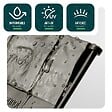 VOUNOT - Lot de 70 pcs Bordure de jardin imitation pierre facile a installer 10.7m gris - vignette
