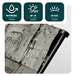 VOUNOT - Lot de 175 pcs Bordure de jardin imitation pierre facile a installer 26.7m gris - vignette