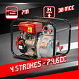 MASTER PUMPS - Pompe à  eau thermique 4 temps 79.6cc 7000l/h - vignette