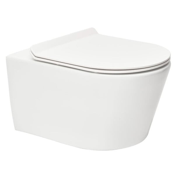 GEBERIT - Pack Bati-support Geberit 112cm + WC sans bride Swiss Aqua Technologies Brevis + Abattant ultra-fin (BREVISGEB1) - large