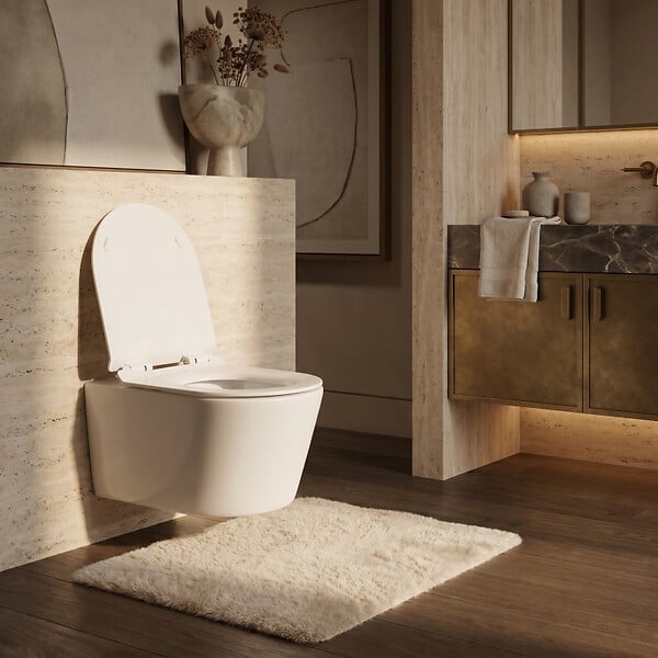 GROHE - Grohe Pack WC Rapid SL autoportant + WC sans bride SAT Brevis + Abattant ultra-fin softclose Plaque blanche (ProjectBrevis-3) - large