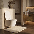 GROHE - Grohe Pack WC Rapid SL autoportant + WC sans bride SAT Brevis + Abattant ultra-fin softclose Plaque blanche (ProjectBrevis-3) - vignette