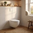 GROHE - Pack WC Bâti-support Rapid SL + WC SAT Vortex sans bride + Abattant SoftClose + Plaque chrome (RSLVORTEX1) - vignette