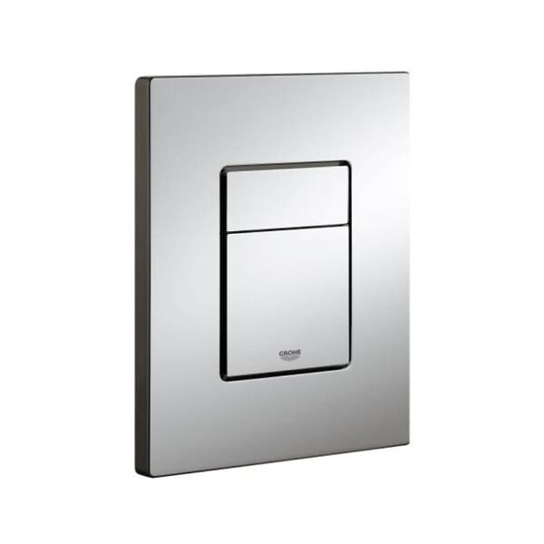 GROHE - Pack WC Bâti-support Rapid SL + WC SAT Vortex sans bride + Abattant SoftClose + Plaque chrome (RSLVORTEX1) - large