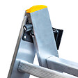 HOSTRÃ–M - Echelle transformable 3 plans StablePro 3x11 marches aluminium extensible coulissante, 6 positions, hauteur travail max 6,31m, garantie 5 ans, Hostrom - vignette