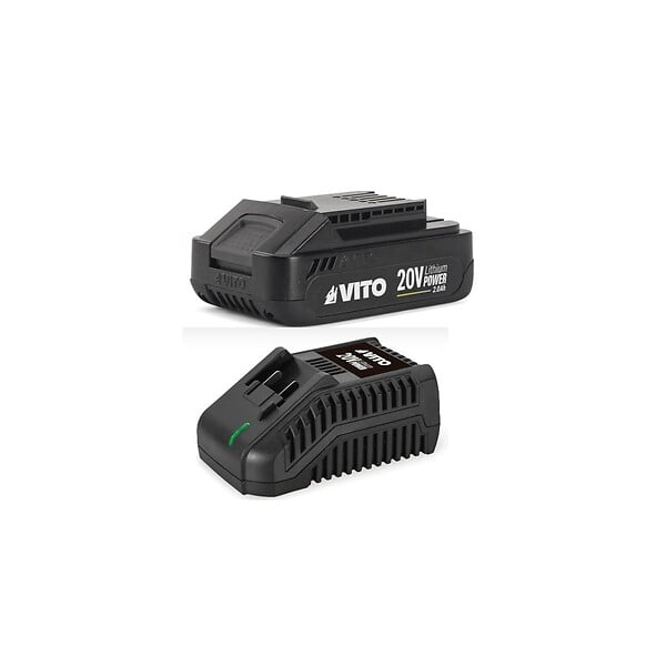 VITO - Ventouse vibrante ⌀130mm Batterie Lithium 20V-2Ah Carrelage Charge 50Kg 6 vitesses + Chargeur VITO - large