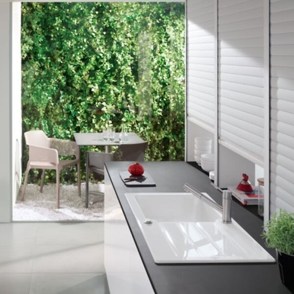 VILLEROY ET BOCH - Evier 100 x 51 cm  Architectura 60 Blanc - large