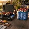 KEMPER - Pack 12 Cartouches Gaz Butane 390 ml 227 g Valve Sécurité pour Réchaud Portable Chalumeau Lampe à Gaz KEMPER - vignette