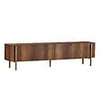HABITAT ET JARDIN - Meuble TV en bois "Nexus" - 180 x 30 x 45 cm - Noyer Baroque Or - vignette