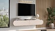 HABITAT ET JARDIN - Meuble TV en bois "LUM1" - 180 x 31 x 29 cm - Crème - vignette