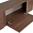 HABITAT ET JARDIN - Meuble TV en bois "Onera" - 180 x 30 x 50 cm - Noyer / Or - vignette