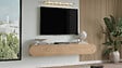 HABITAT ET JARDIN - Meuble TV en bois "LUM1" - 180 x 31 x 29 cm - Beige - vignette