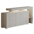 HABITAT ET JARDIN - Buffet en bois "Beliz" - 170 x 35 x 80 cm - Travertin - vignette