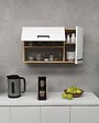 HABITAT ET JARDIN - Buffet en bois "Akasya" - 90 x 24 x 52 cm - Blanc - vignette