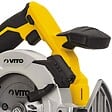 VITO - Scie Circulaire sans fil 20V + 2 Batteries Lithium 2.0AH + Chargeur rapide VITO - vignette