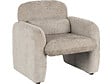 HABITAT ET JARDIN - Fauteuil lounge en tissu chiné "Cozmo" - 78 x 79 x 77 cm - Beige - vignette