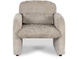 HABITAT ET JARDIN - Fauteuil lounge en tissu chiné "Cozmo" - 78 x 79 x 77 cm - Beige - vignette
