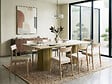 HABITAT ET JARDIN - Table à manger ovale en bois "Zénith" - 180 cm - 8 places - Beige - vignette