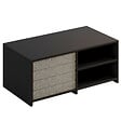 HABITAT ET JARDIN - Set de table basse en bois "Gord" - 90 x 45 x 44.1 cm - Anthracite - vignette