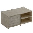 HABITAT ET JARDIN - Table basse en bois "Gord" - 90 x 45 x 44 cm - Travertin - vignette