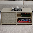 HABITAT ET JARDIN - Table basse en bois "Gord" - 90 x 45 x 44 cm - Travertin - vignette