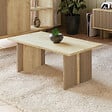 HABITAT ET JARDIN - Table basse en bois "Ravello" - 90 x 50 x 40 cm - Beige - vignette