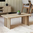 HABITAT ET JARDIN - Table basse en bois "Ravello" - 90 x 50 x 40 cm - Beige - vignette