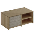 HABITAT ET JARDIN - Table basse en bois "Gord" - 90 x 45 x 44 cm - Beige - vignette