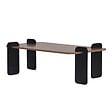 HABITAT ET JARDIN - Table basse en bois "Renard" - 120 x 60 x 35 cm - Marron - vignette