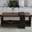 HABITAT ET JARDIN - Table basse en bois "Meleni" - 90 x 49 x 40 cm - Marron - vignette