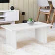 HABITAT ET JARDIN - Table basse en bois "Ravello" - 90 x 50 x 40 cm - Blanc - vignette