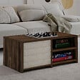 HABITAT ET JARDIN - Table basse en bois "Gord" - 90 x 45 x 44 cm - Marron - vignette