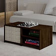 HABITAT ET JARDIN - Table basse en bois "Gord" - 90 x 45 x 44 cm - Marron - vignette