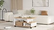 HABITAT ET JARDIN - Table basse en bois "MIN9" - 90 x 51 x 42 cm - Blanc - vignette