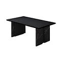 HABITAT ET JARDIN - Table basse en bois "Ravello" - 90 x 50 x 40 cm - Noir - vignette