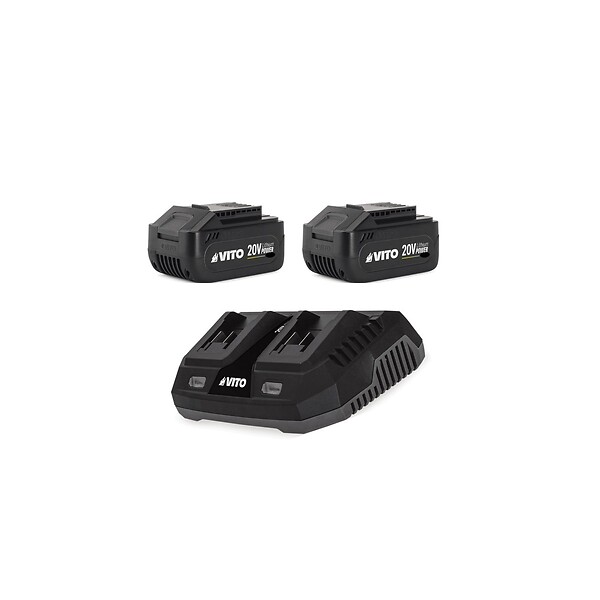 VITO - Souffleur de jardin 40V - 2 Batteries lithium 4AH + Chargeur DOUBLE VITO - large