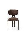 HABITAT ET JARDIN - Ensemble de chaises (2 pièces) en métal "Muriz"  - Brun - vignette