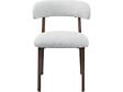 HABITAT ET JARDIN - Lot de 2 chaises de salle à manger imitation bois "Aurea" - Gris clair - vignette