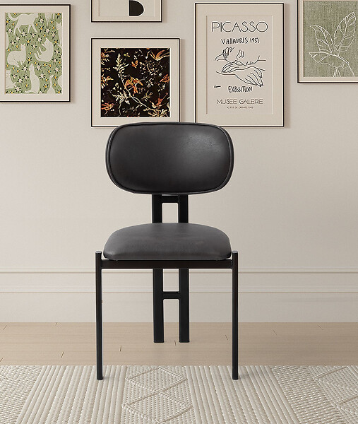 HABITAT ET JARDIN - Ensemble de chaises (2 pièces) en métal "Muriz" - Anthracite - large