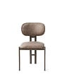 HABITAT ET JARDIN - Ensemble de chaises (2 pièces) en métal "Muriz" - Vison - vignette