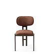 HABITAT ET JARDIN - Ensemble de chaises (2 pièces) en métal "Muriz" - Tuile rouge - vignette